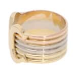 Vintage C de Cartier Open Band Ring in Gold