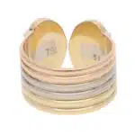Vintage C de Cartier Open Band Ring in Gold