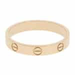 Vintage Cartier Mini LOVE Ring in Yellow Gold, Size 60