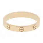 Vintage Cartier Mini LOVE Ring in Yellow Gold, Size 60