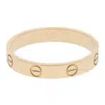 Vintage Cartier Mini LOVE Ring in Yellow Gold, Size 60