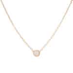Vintage Cartier d'Amour Diamond Necklace XS in Rose Gold