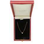 Vintage Cartier d'Amour Diamond Necklace XS in Rose Gold