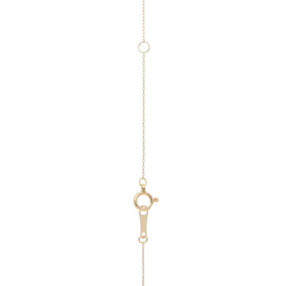 Contemporary Diamond Seahorse Pendant Necklace in Yellow Gold