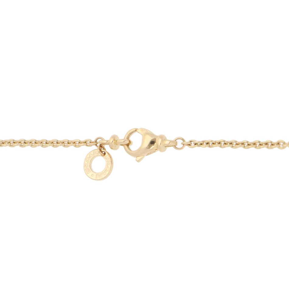 Vintage Bulgari Ingot Bar Pendant Necklace in Yellow Gold