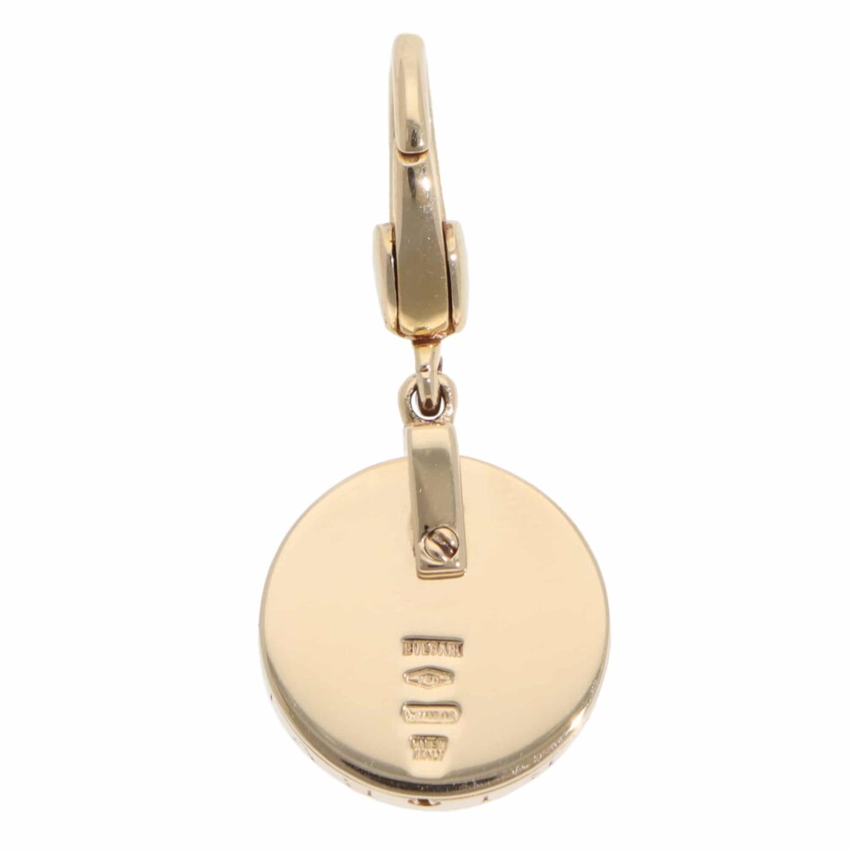 Vintage Bulgari Mother of Pearl Optical Illusion Pendant