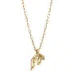 Vintage Panthère de Cartier Pendant Necklace in Yellow Gold