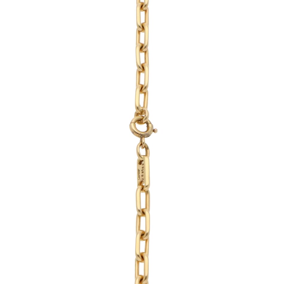 Vintage Panthère de Cartier Pendant Necklace in Yellow Gold