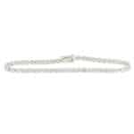 Contemporary 6.96ct Diamond Line Tennis Bracelet in White Gold