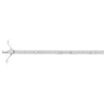 Contemporary 6.96ct Diamond Line Tennis Bracelet in White Gold