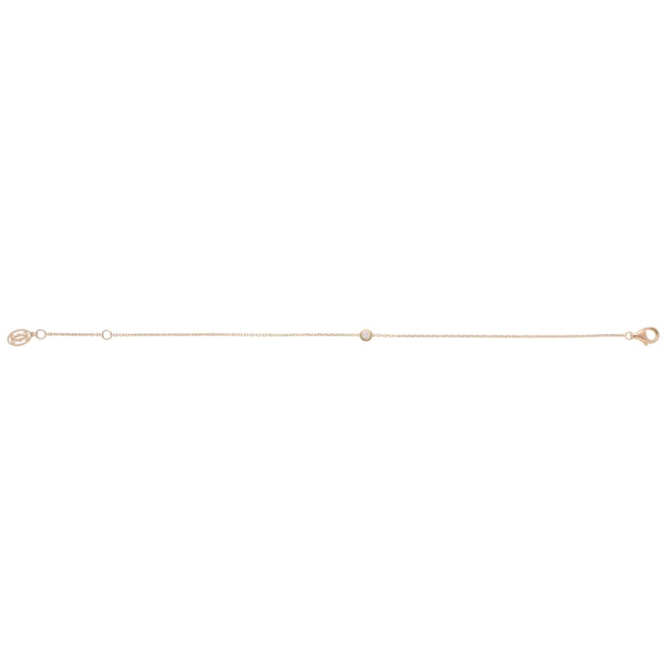 Vintage Cartier d'Amour Diamond Bracelet XS in Yellow Gold