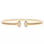 Vintage Cartier Sapphire and Diamond Bracelet in Yellow Gold