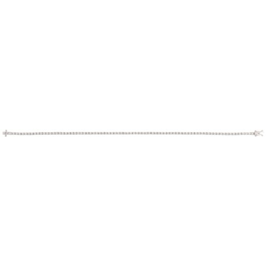 Contemporary 0.97ct Diamond Line Tennis Bracelet in White Gold