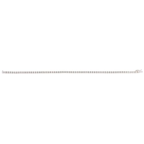 Contemporary 2.02ct Diamond Line Tennis Bracelet in White Gold