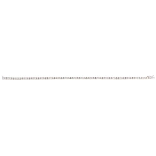 Contemporary 2.02ct Diamond Line Tennis Bracelet in White Gold