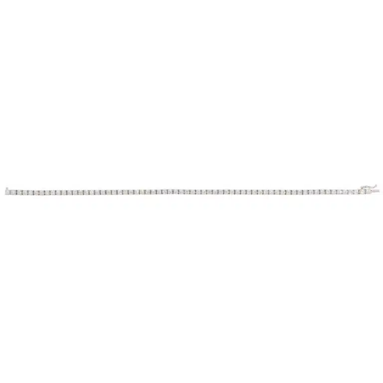 Contemporary 2.02ct Diamond Line Tennis Bracelet in White Gold