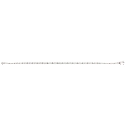 Contemporary 2.99ct Diamond Line Tennis Bracelet in White Gold