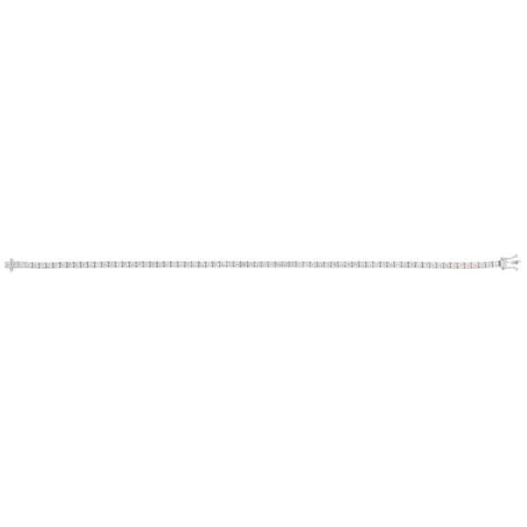 Contemporary 2.99ct Diamond Line Tennis Bracelet in White Gold