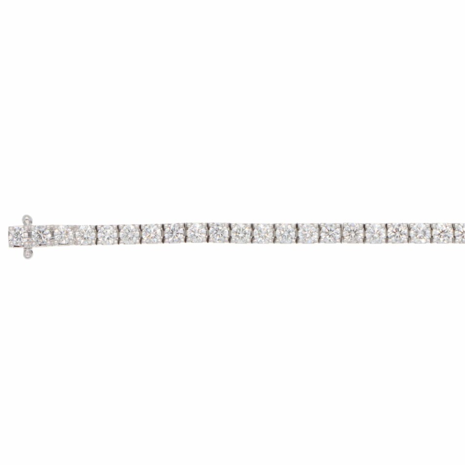 Contemporary 2.99ct Diamond Line Tennis Bracelet in White Gold