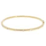 Contemporary Diamond Bracelet in Yellow Gold
