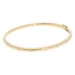 Contemporary Diamond Bracelet in Yellow Gold