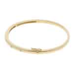 Contemporary Diamond Bracelet in Yellow Gold