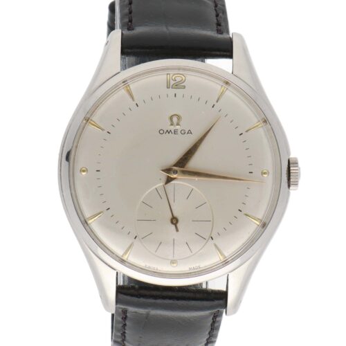 Vintage 1954 Omega Jumbo watch stainless steel case