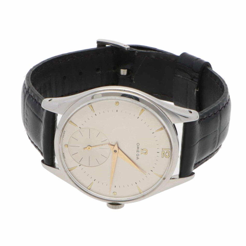 Vintage 1954 Omega Jumbo watch stainless steel case