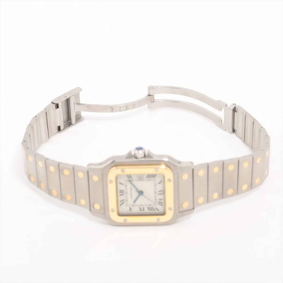 Vintage Cartier Santos Carree steel and gold 29mm c1980s
