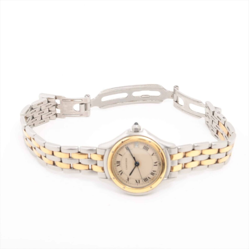 Vintage Cartier Panthere Cougar 26mm steel and gold