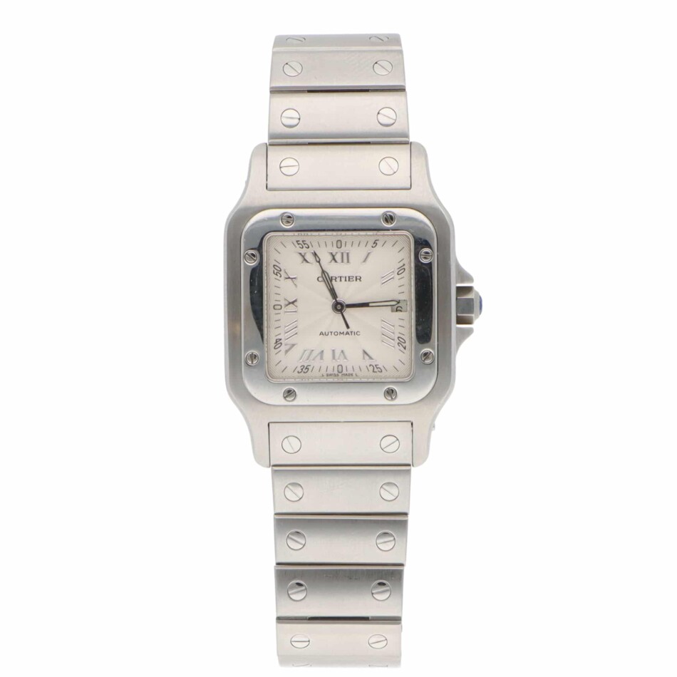 Vintage Cartier Santos 29mm with guilloche dial