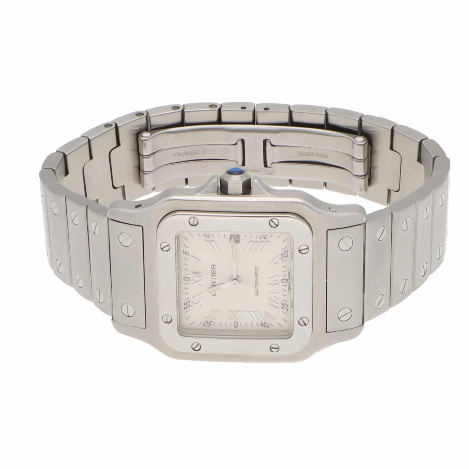 Vintage Cartier Santos 29mm with guilloche dial