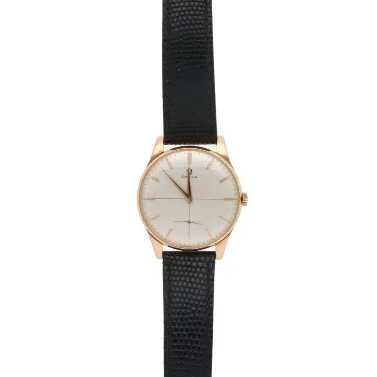 Vintage 1955 18ct Rose Gold Jumbo watch