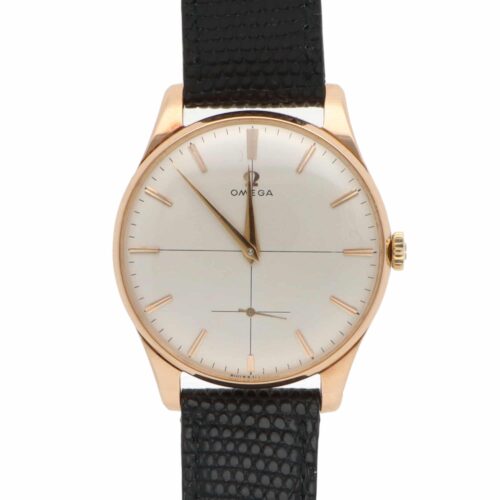 Vintage 1955 18ct Rose Gold Jumbo watch