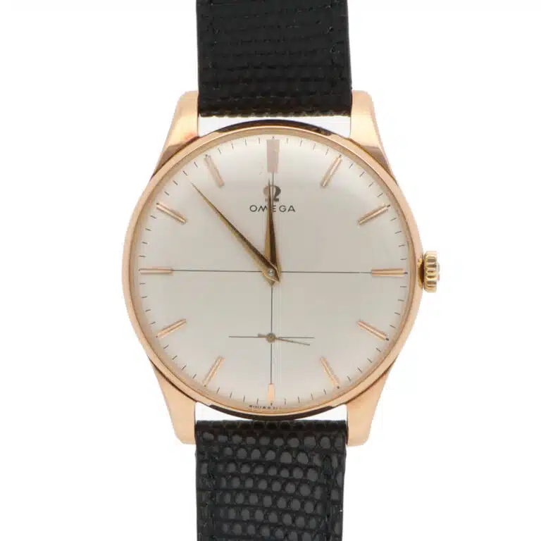 Vintage 1955 18ct Rose Gold Jumbo watch