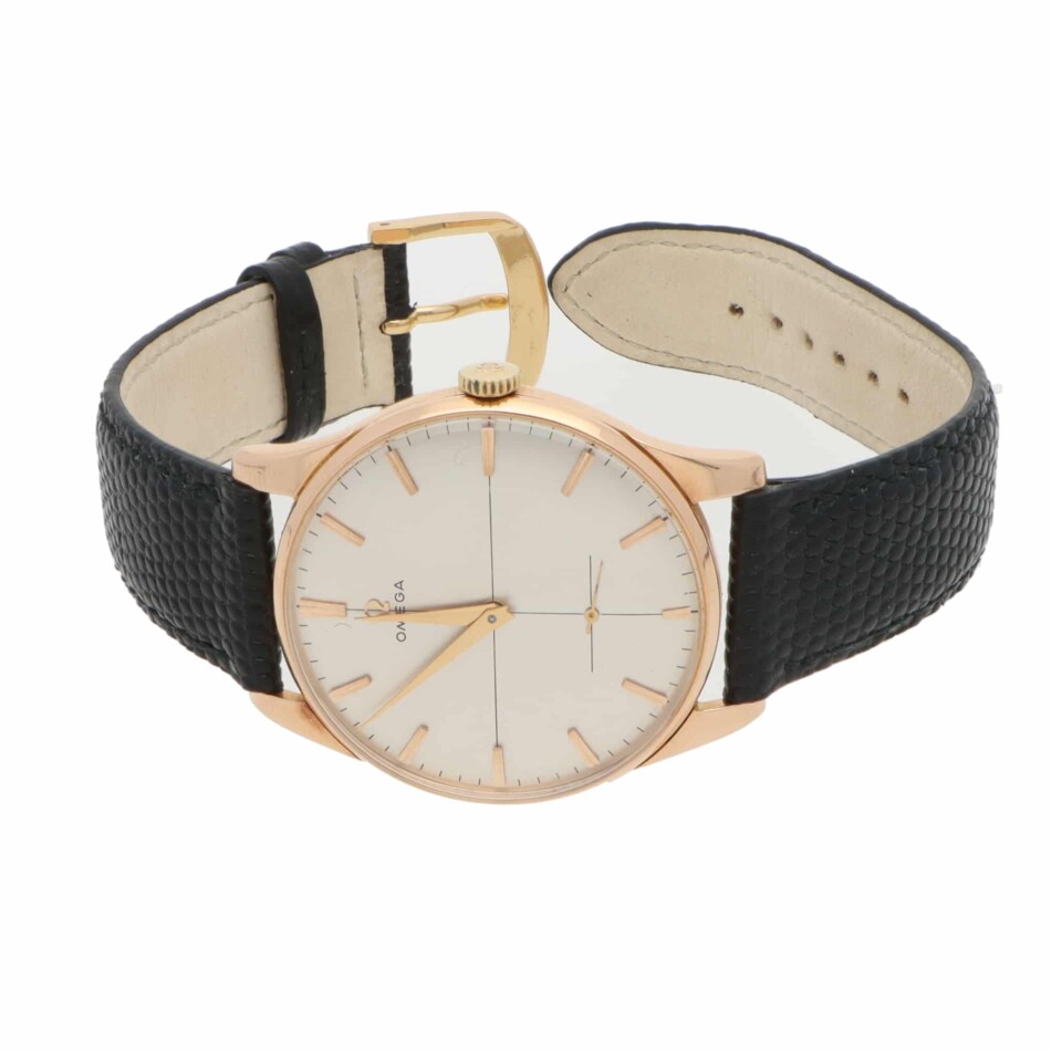 Vintage 1955 18ct Rose Gold Jumbo watch