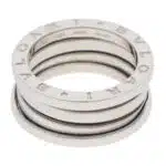 Vintage Bulgari B.zero1 Three Band Ring in White Gold