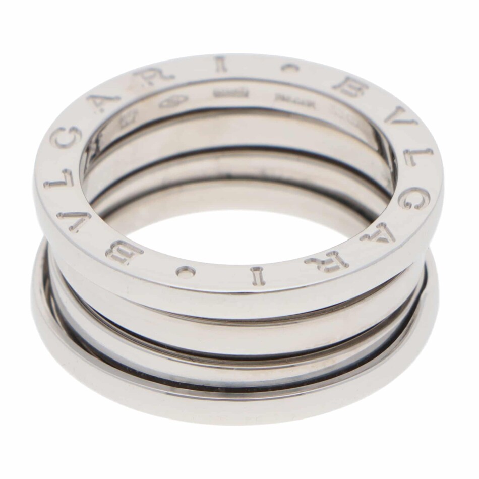Vintage Bulgari B.zero1 Three Band Ring in White Gold