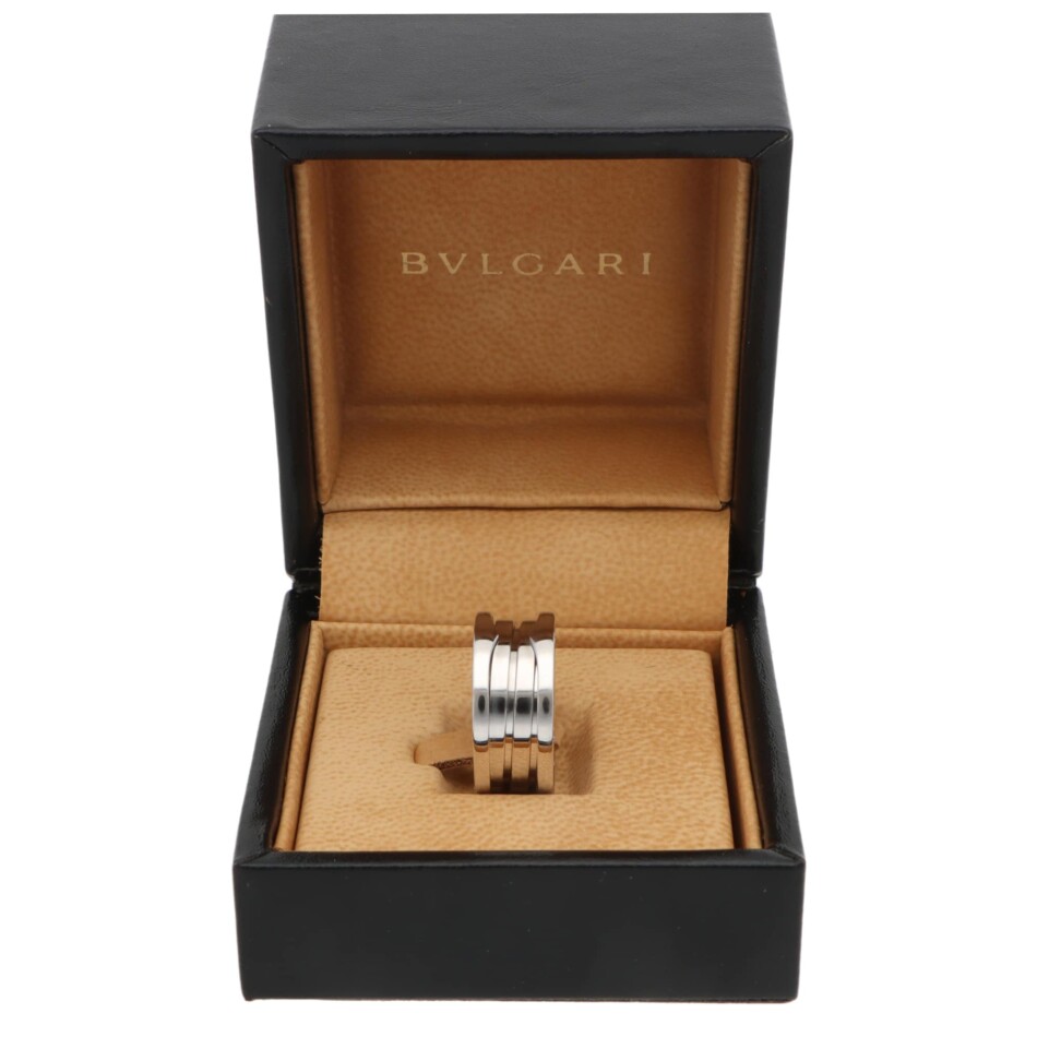 Vintage Bulgari B.zero1 Three Band Ring in White Gold