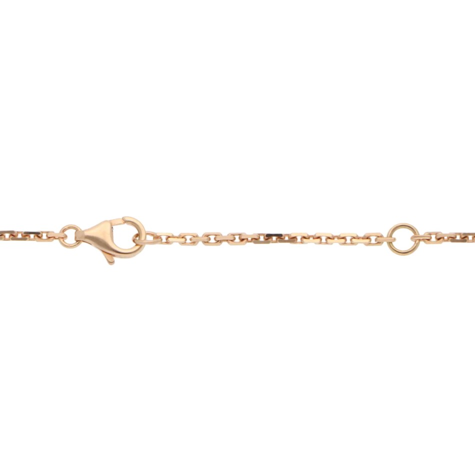Vintage Cartier Diamond LOVE Pendant Necklace in Rose Gold
