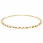 Vintage Cartier Tyrana Maillon Panthère Necklace in Yellow Gold