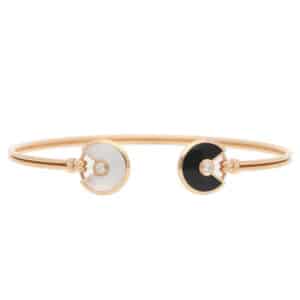 Vintage Amulette de Cartier Open Bracelet in Rose Gold