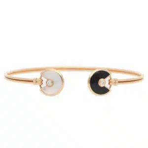 Vintage Amulette de Cartier Open Bracelet in Rose Gold