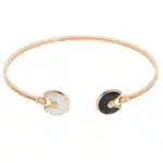 Vintage Amulette de Cartier Open Bracelet in Rose Gold