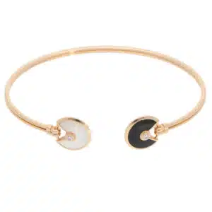 Vintage Amulette de Cartier Open Bracelet in Rose Gold