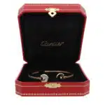 Vintage Amulette de Cartier Open Bracelet in Rose Gold