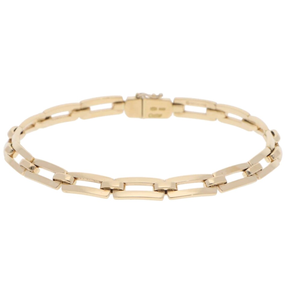 Vintage Cartier Chain Link Bracelet in Yellow Gold