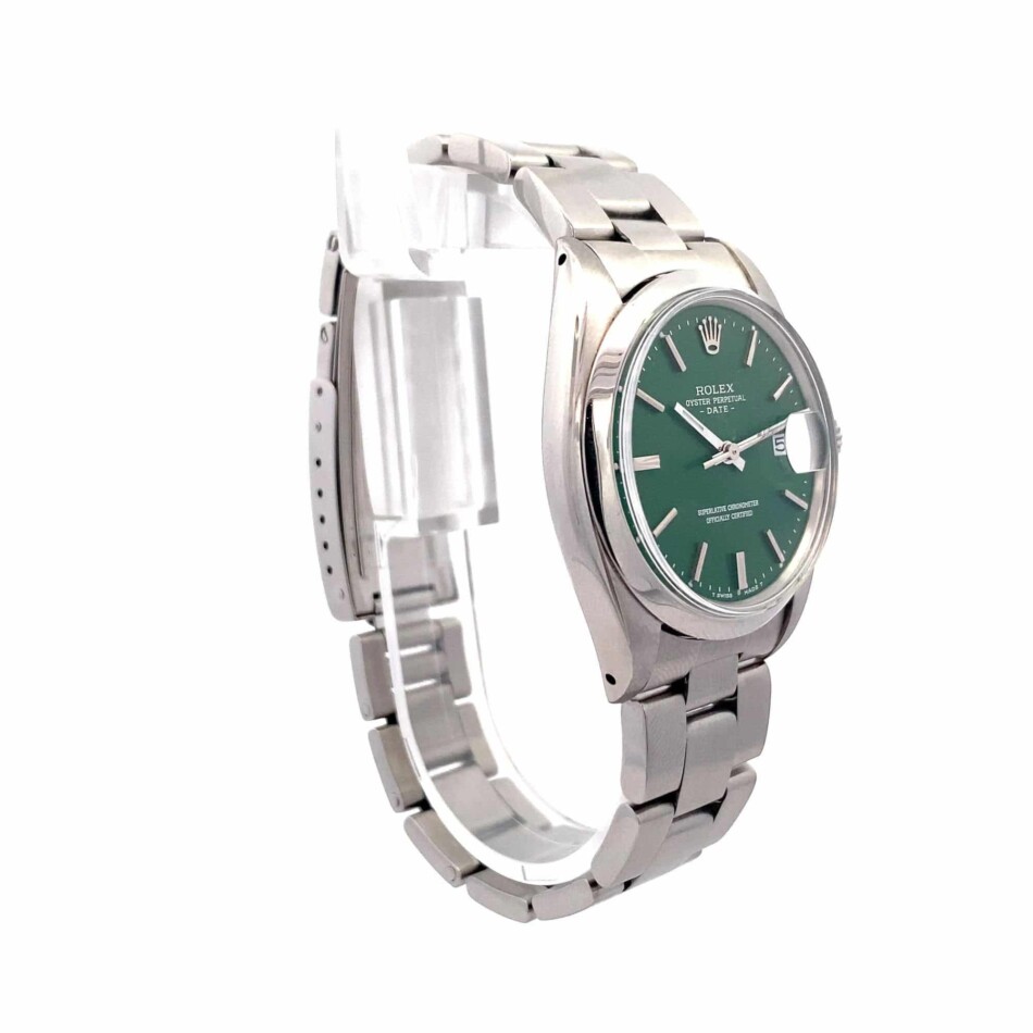Vintage 1971 Rolex Oyster Perpetual Date Automatic green dial