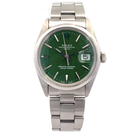 Vintage 1971 Rolex Oyster Perpetual Date Automatic green dial