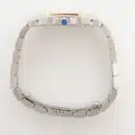Vintage Cartier Santos Galbee 24mm steel and gold